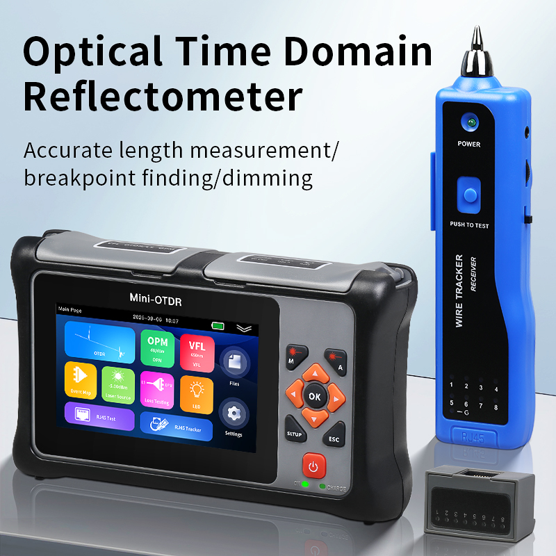 Optical Time Domain Reflectometer Otdr 1310 1550Nm - KP800 Optisches Zeitbereichsreflektometer Multifunktionaler Touchscreen OTDR