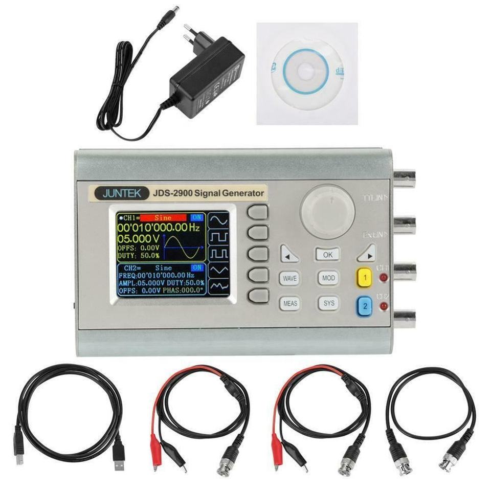 Dual Channel Arbitrary Waveform Function Generator 60Mhz - JDS2900 60 MHz DDS-Funktion Arbiträrer Wellenform-Signalgenerator