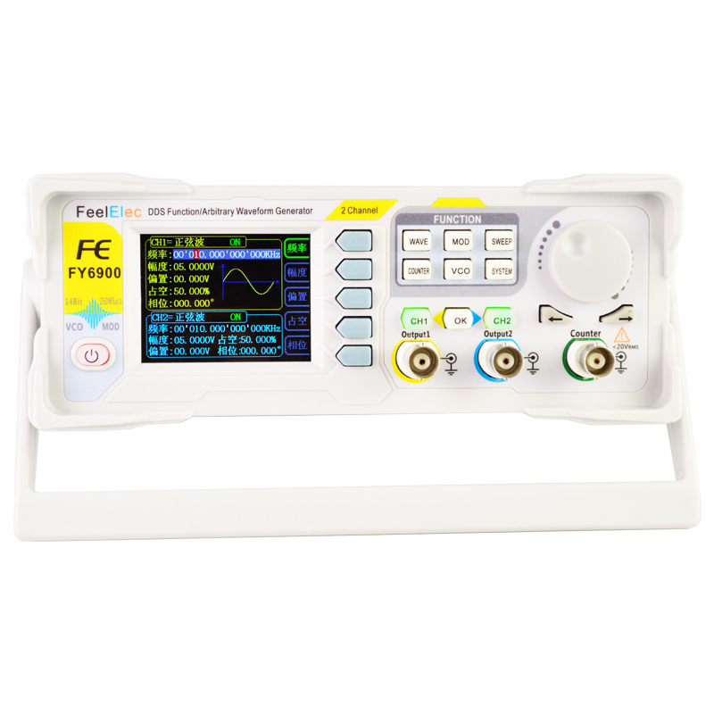 NEU FY6900 Zweikanal-DDS-Funkt – Dual Channel Arbitrary Waveform Function Generator 60Mhz Bewertung und Preis