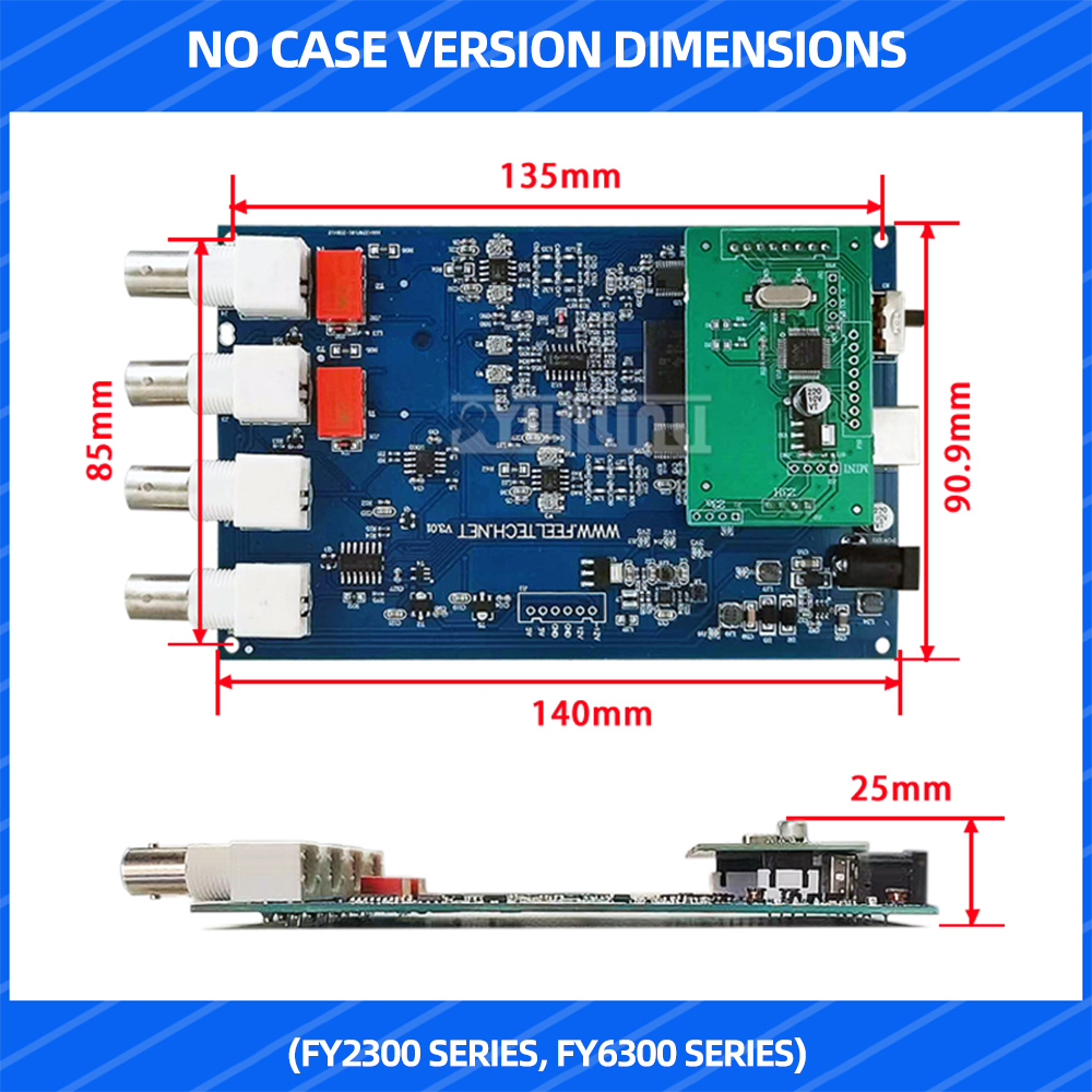 FY6300 FY2300 Zweikanal-DDS-Fu – Dual Channel Arbitrary Waveform Function Generator 60Mhz Bewertung und Preis